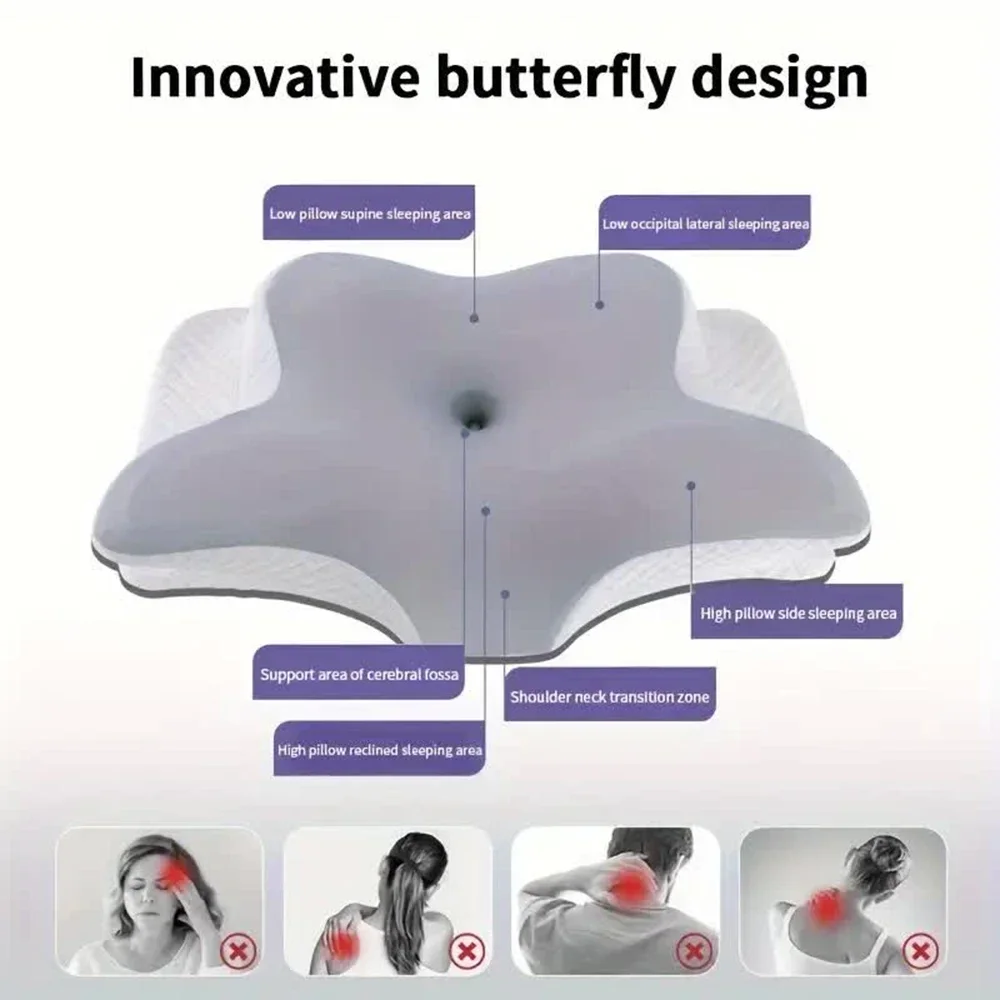 Memory Foam Orthopedic Pillow Neck Pain - Cuscini in memory foam a forma