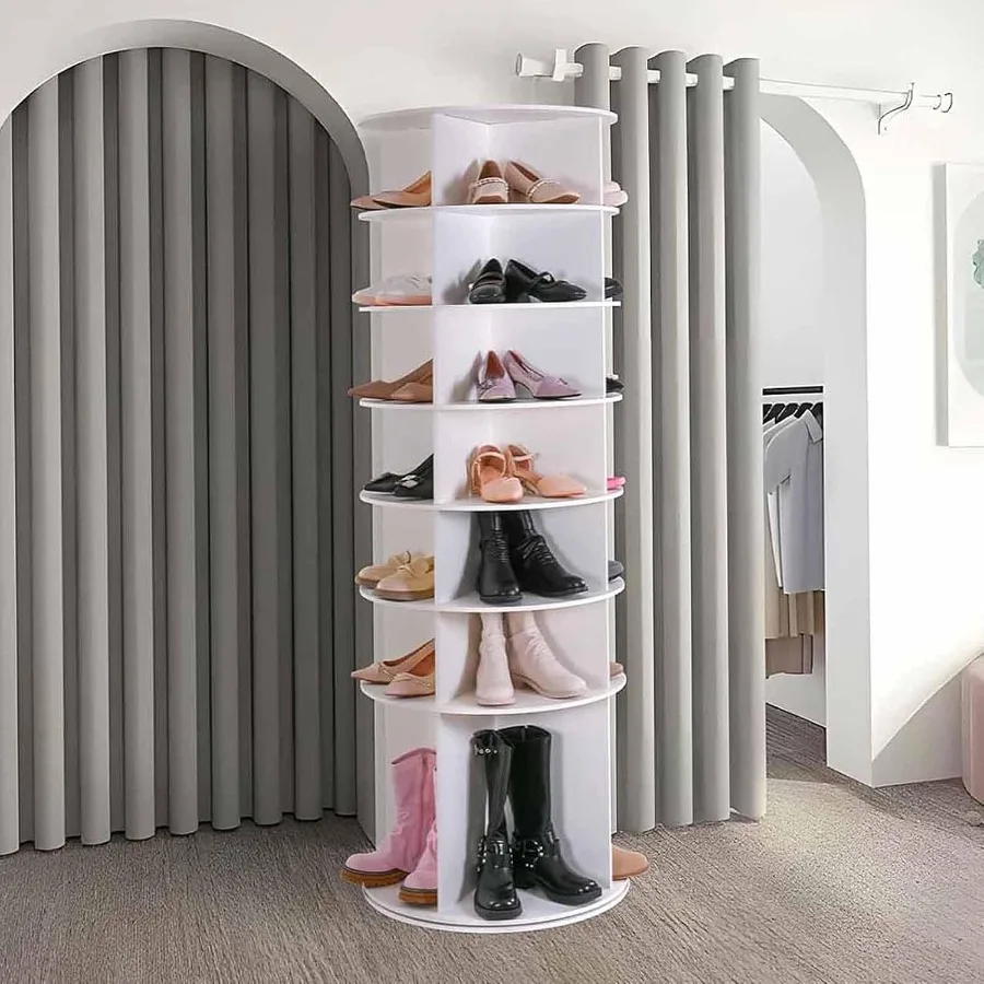 Storage & Organization - Organizzatore per l’armadio dell’ingresso: scaffale girevole