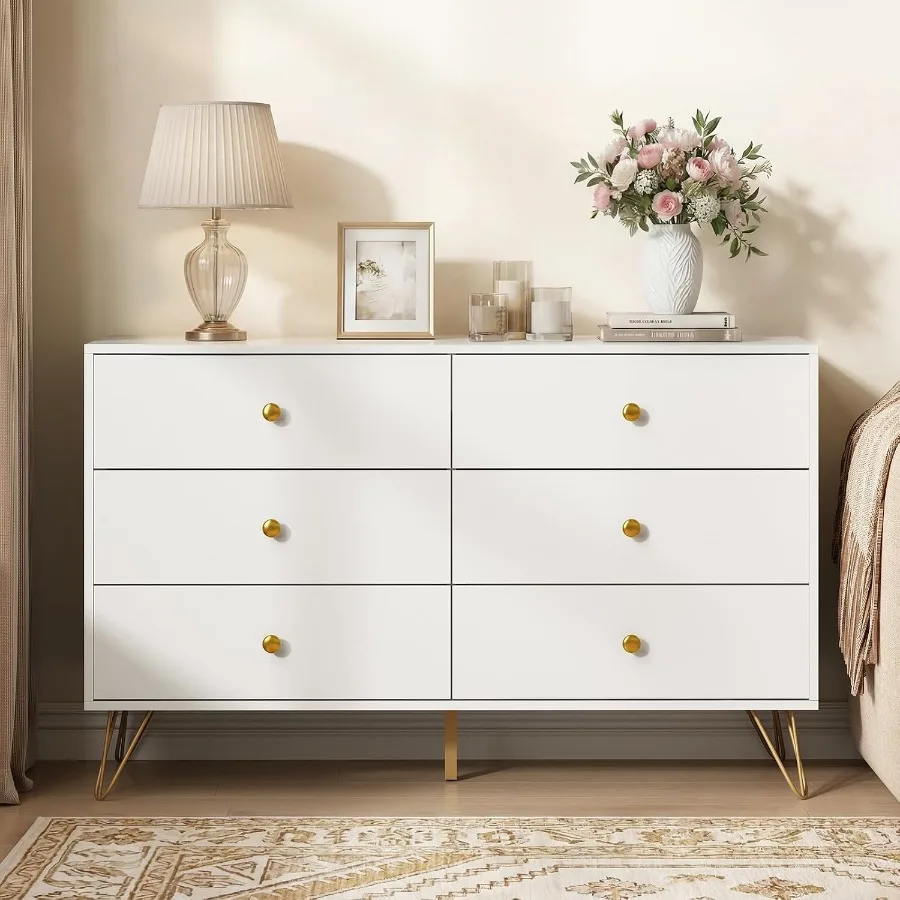 Comò bianco con 6 cassetti e m - Storage & Organization recensione e prezzo