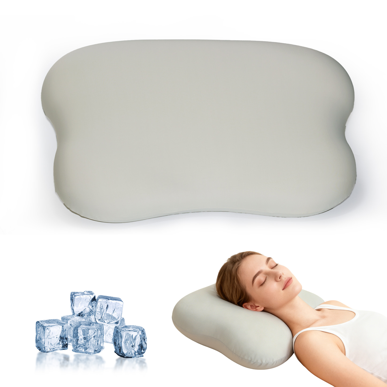 Cuscino cervicale per alleviar - Memory Foam Orthopedic Pillow Neck Pain recensione e prezzo