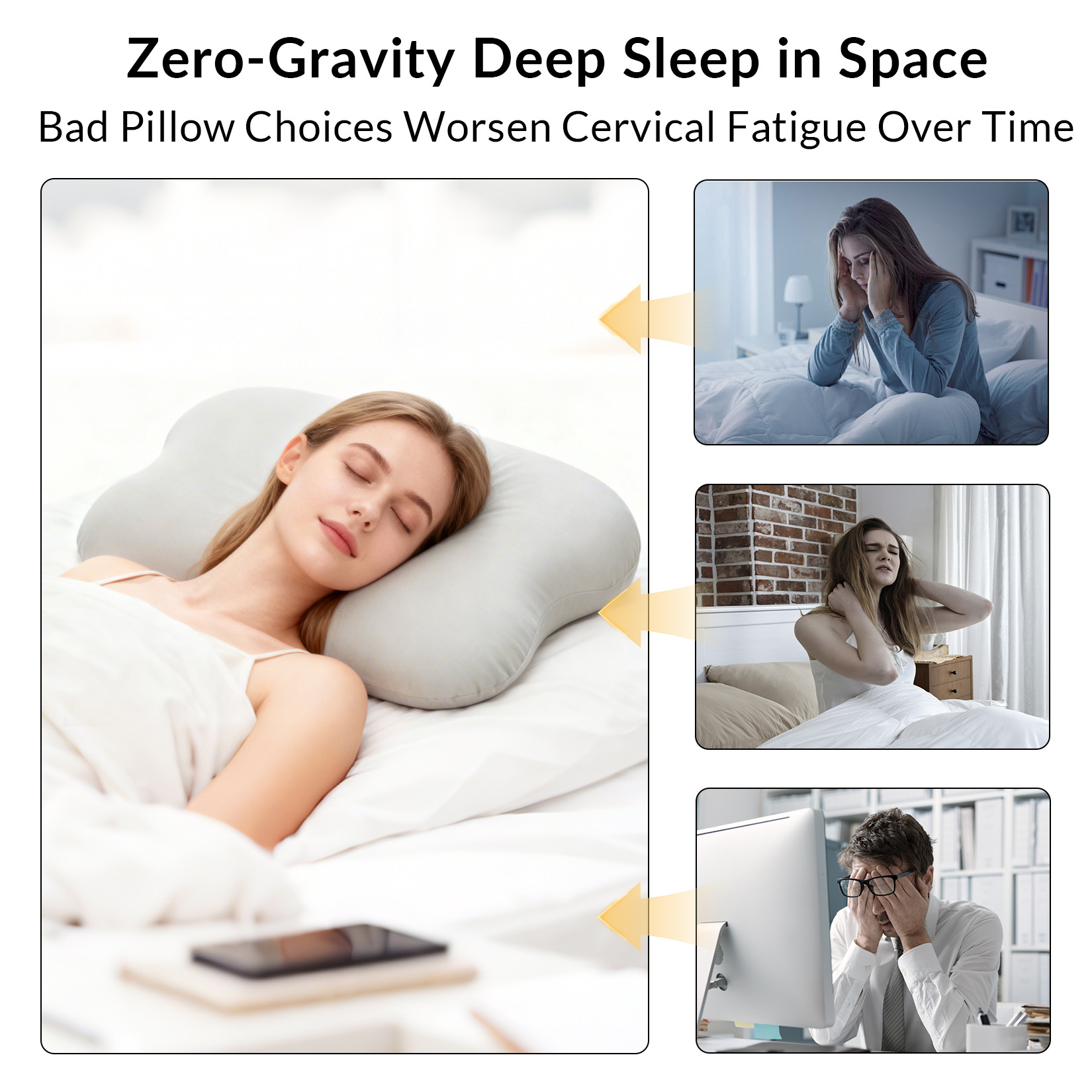 Cuscino cervicale per alleviar - Memory Foam Orthopedic Pillow Neck Pain recensione e prezzo